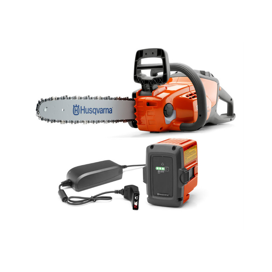 KIT MOTOSIERRA 120i BATERIA BLi20 CARGADOR QC80