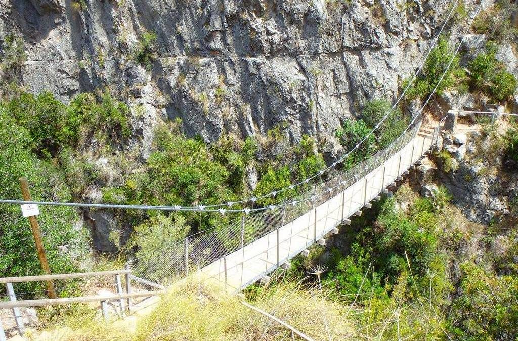 ruta puentes colgantes chulilla como llegar