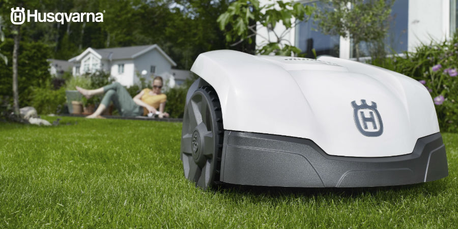 ¿Cómo funciona un robot cortacésped de Husqvarna?